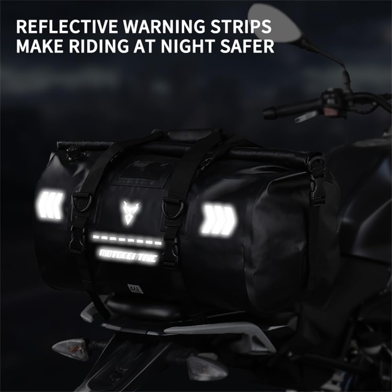 MOTO CENTRIC Waterproof Motorcycle Dry Bag,500DPVC Travel Duffel Backpack Adventage