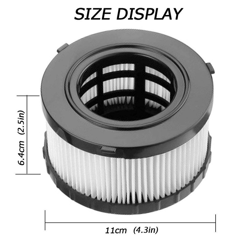 4 Pack HEPA Filter Replacement Compatible with DEWALT Wet Dry