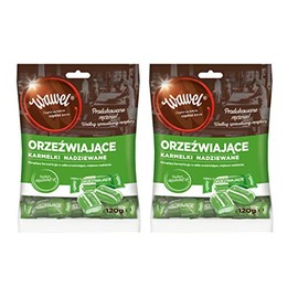 WAWEL CUKIERKI ORZEZWIAJACE KARMELKI NADZIEWANE MINT CANDIES 120G (4.23OZ) 2PACK