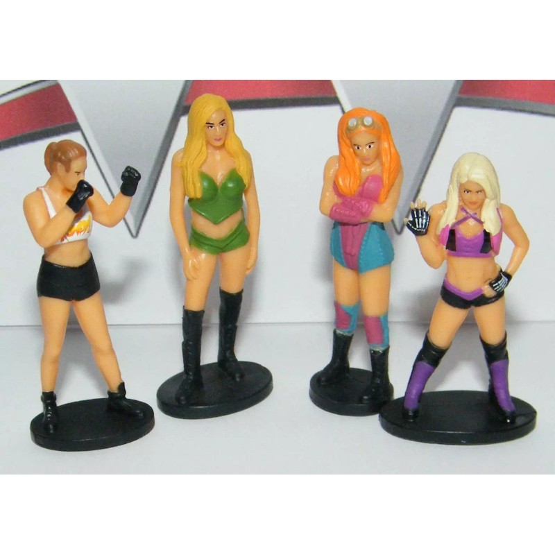 WWE Wrestling Deluxe Mini Figure Set of 12 Toy Kit