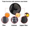 Cone Cheese Grater with Handle Stainless Steel Grater Triple Function