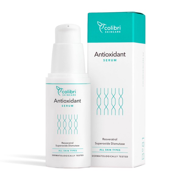 colibri skincare Antioxidant Serum 30 ml - Face Serum, Anti-Ageing and Hyperpigmentation Treatment, High Dose Serum with Antioxidant Effect, Age Spot Remover