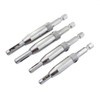 Bestgle 4Pcs Door Self-centering Hinge Drill, Window Hole Opening Center