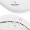 Laleni Set of 2 Terry Fitted Sheets 50 x 89