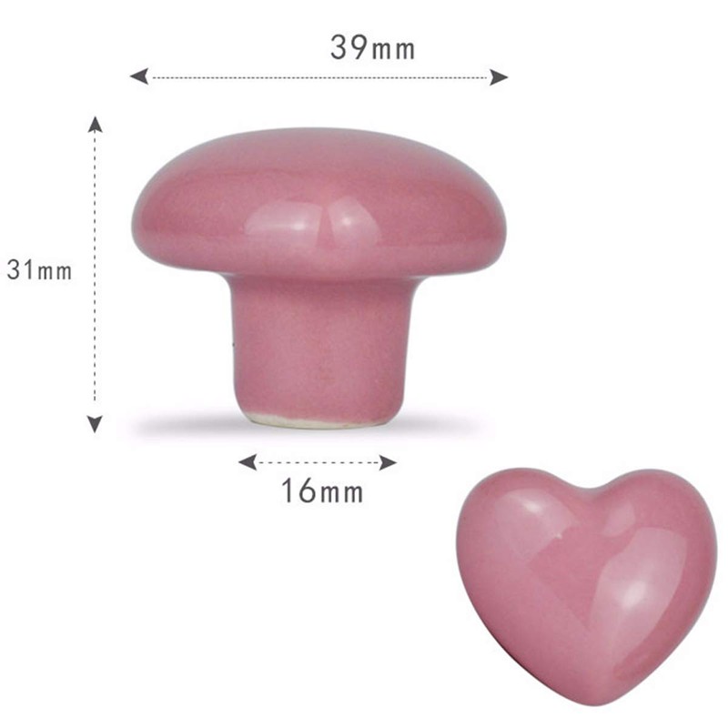 8PCS Ceramic Drawer Knobs for Kids Room Cabinet, Dresser Drawer
