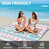 AISPARKY Beach Blanket Waterproof Sandproof, Oversized Large Beach Mat 79"