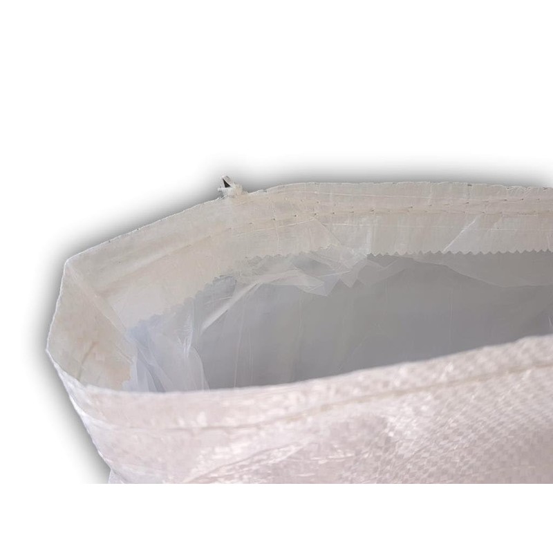 SKIR'CO (Pack of 10) White PP Fabric Bags 50 x