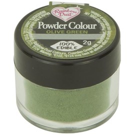 Rainbow Dust Powdered Food Colouring - (Olive Green)