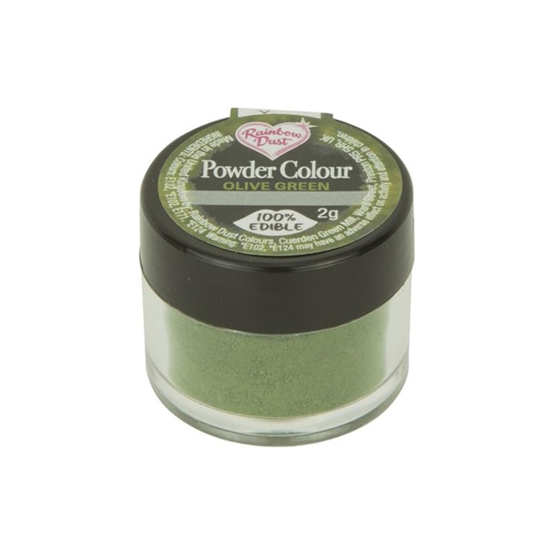 Rainbow Dust Powdered Food Colouring - (Olive Green)