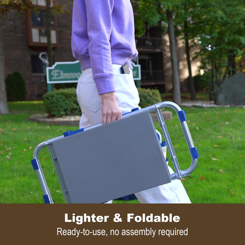 Aimerla K5 Foldable Garden Kneeler Seat Heavy Duty (Detachable Cloud