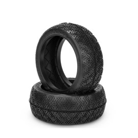 Universal Jconcepts Double Bar Silver Compound Tires Fits 83mm 1/8th Buggy Wheel 411106