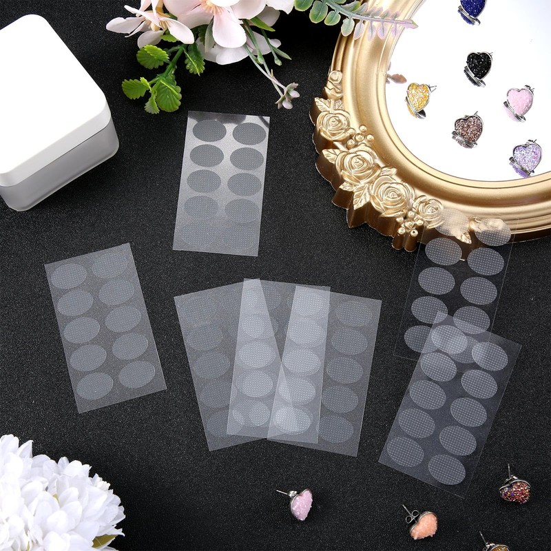 Outus 300 Pcs Earring Stickers Earlobe Support Patches for Heavy