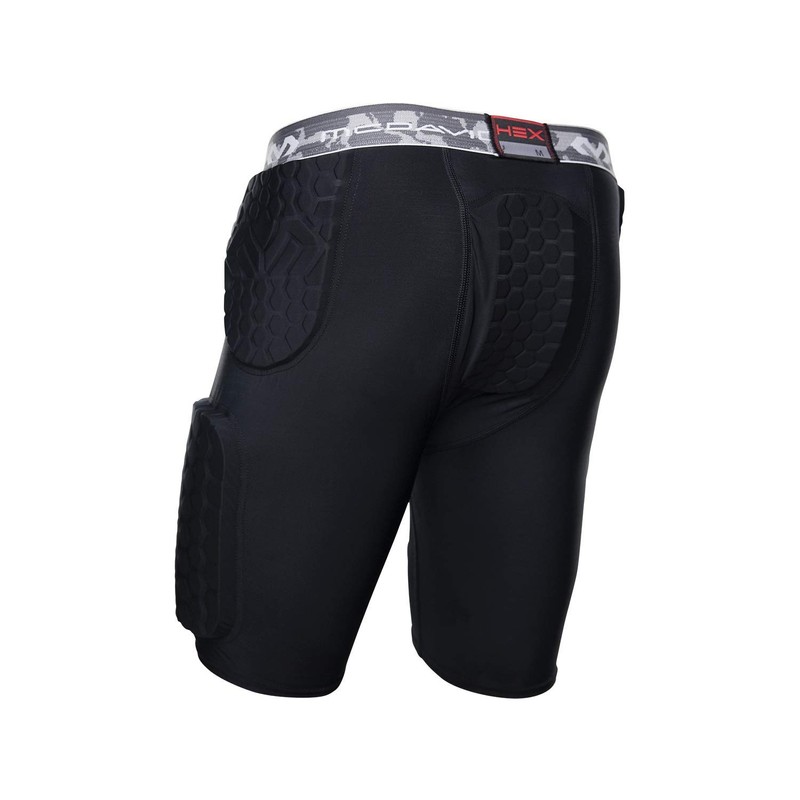 Mcdavid Hex - Pantalones Cortos de Doble Densidad, Negro, Mediano