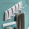 Cehold Foldable Stylish Modern Hook Rack with 5 Hooks, Coat