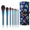 Unknown 조이 메이크업 브러시 8개 세트 귀여운 파우치 휴대용 편리한 생일 Joy Makeup Brush 8-Piece Set Cute Pouch Portable Convenient Birthday