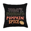 Pumpkin Spice Seasonal Throw Pillow