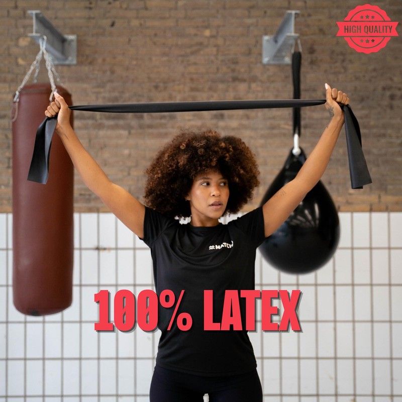 Matchu Sports Resistance Bands, Resistance Bands, 100% Latex, Can be