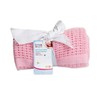 First Steps - Soft Pure Cotton Cellular Baby Blanket 70cm