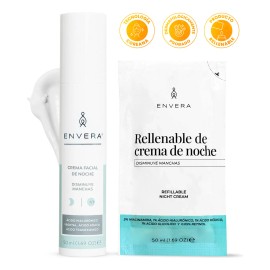 Set Crema De Noche + Rellenable Hidratante Facial Envera Tipo De Piel Todo Tipo De Piel