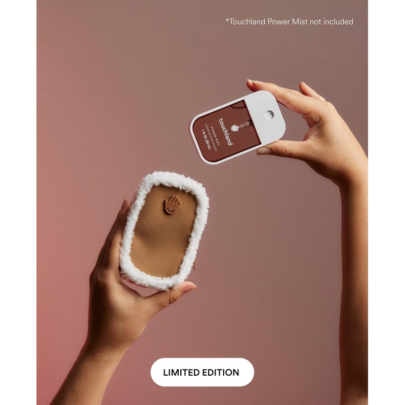 Touchland Limited Edition Vegan Shearling Touchette, Attachable Fashion Accessory with