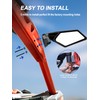 X3 Side Mirrors, Adjustable Folding Maverick X3 Side Mirrors Compatible