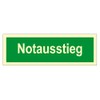 Rettungswegschild plastic, Long-Lastingly-SIDE - 5 Emergency Exit to 60 CM