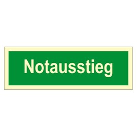 Rettungswegschild plastic, Long-Lastingly-SIDE - 5 Emergency Exit to 60 CM