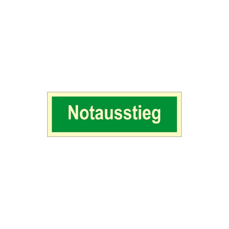 Rettungswegschild plastic, Long-Lastingly-SIDE - 5 Emergency Exit to 60 CM