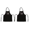 2pcs Kitchen Cooking Aprons Adjustable Bib Soft Chef Apron with