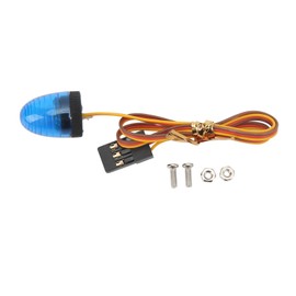 RC Police Light Round Simulation Ultra Bright RC Car LED Police Light 13x17mm for 1:10 RC Police Fire Ambulance Car Blue