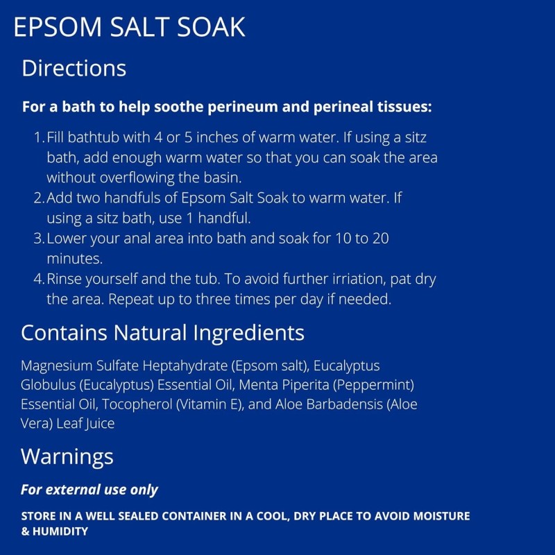 dr butler Doctor Butlers Epsom Salt Soak, Bath Salt for