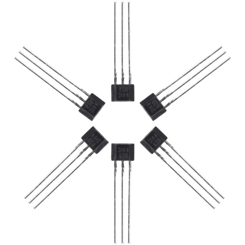 20 Pack A3144 Hall Effect Sensor 3Pins Magnetic Detector for