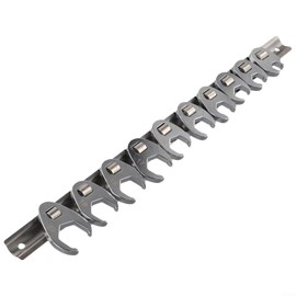 Crowfoot Wrench Set 10pcs 10 To 22mm 3/8Inch Sq Drive Metric Spanner Set with Open End Design