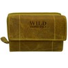 flevado Exclusive Women's Leather Wallet German Design Suede Wallet (Light