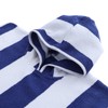 SweetNeedle Baby Miami Vibe Stripe Hooded Towel Royal Blue