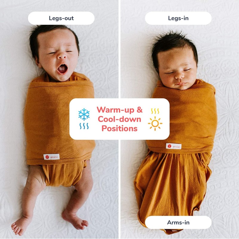 embé Starter and Transitional Swaddle Bundle - Sand