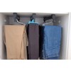 Extendable Clothes Rail for Pull-Out Hangers Adjustable Wardrobe Telescopic Clothes