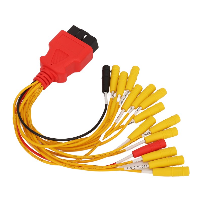 16 Pin Jumper Cable Safe Connection Female OBD Connector Diagnostic