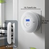 Smoke and Carbon Monoxide Detector, 2 in 1 Smoke Detector,