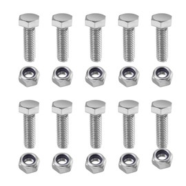 lasuroa 10 Sets Auger Shear Pins Bolts & Nuts, Snowblower Shear Bolts Snow Blower Parts Fit Model HS1132 HS624 HS828 HS928 HS724 and New HSS Series 724/928 / 1332