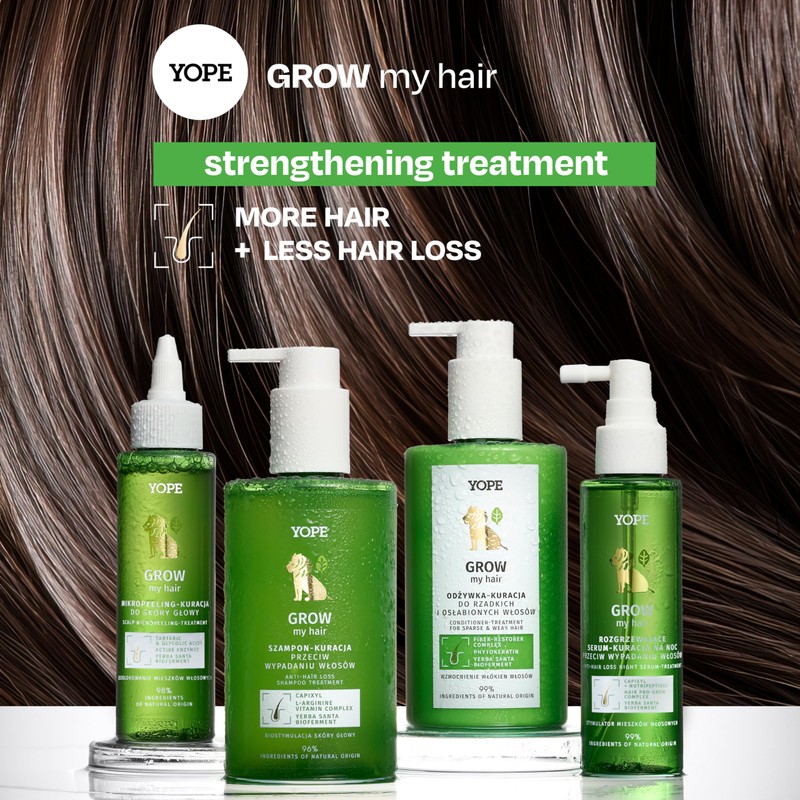YOPE EXFOLIATING SCALP SCRUB, MICROPEELING ACID-ENZYMATIC | TARTARIC & GLYCOLIC