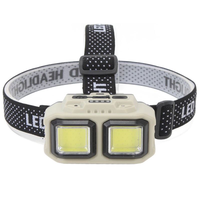 Rechargeable LED Headlamp Motion Sensor USB Charging Multifunction COB Headlamp