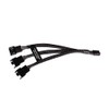 Alphacool Y-Splitter 15cm 4-Pin PWM to 3x 4-Pin Splitter Cable
