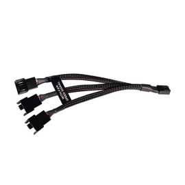 Alphacool Y-Splitter 15cm 4-Pin PWM to 3x 4-Pin Splitter Cable for Power Supply Computer Server Amplifier Speaker