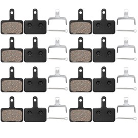 8 Pairs of Bike Brake Pads, Disc Brake Pads Compatible with Tektro Shimano TRP Deore Br-M575 B01s Mt200 M525 M515 T615 T675 M505 M495 M486 M485 Mountain MTB Ebike Brake Pads Replacement