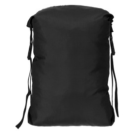 PATIKIL Compression Stuff Sack, S Size Waterproof Sleeping Bag Storage Sack Portable Compression Bag for Backpacking Camping, Black