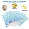Mikabila (03)300pcs Kollagen Seidenfäden, Kollagen Seidenfäden für Seidenfaden Lifting Fadenlifting