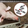 10Pcs Bebedero Chupón para Cerdo, Bebedero de Pezón de Acero