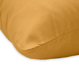 Imperial Rooms Pillow Cases 2 Pack Brushed Microfibre Pillow Covers (Ochre, Pillow Cases 2 Pack)