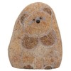 AB Tools Small Teddy Bear River Rock Hand Carved Stone